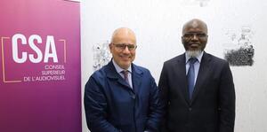 Le CSA de Belgique reçoit une délégation de la HAAC du Bénin et un représentant du CSAC de la République démocratique du Congo à l'occasion d'un sé...
