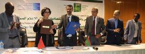 Signature d’une convention de partenariat entre la HAPA de Mauritanie et la HACA du Maroc