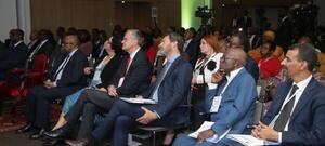 Ouverture de la Conférence internationale du REFRAM et du RIARC sur la régulation des plateformes en ligne à Abidjan en présence de Robert BEUGRÉ M...