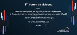 Programme prévisionnel du Forum de dialogue 2025