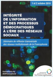 Séminaire de l'OIF des 1er et 2 octobre 2019