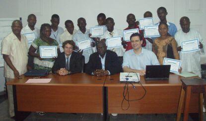 Photo de famille G.Moureaux en Guinée